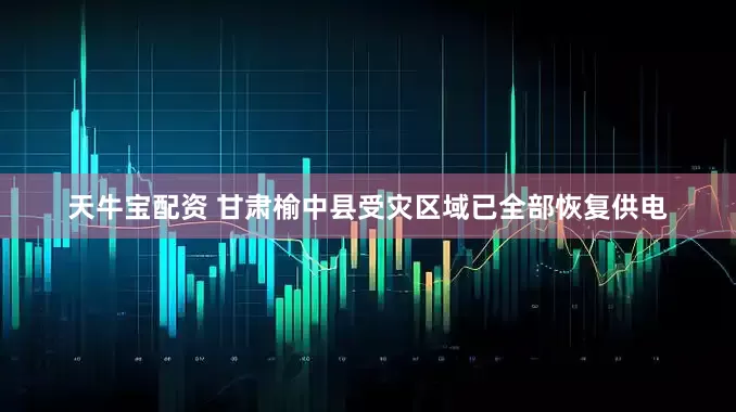 天牛宝配资 甘肃榆中县受灾区域已全部恢复供电