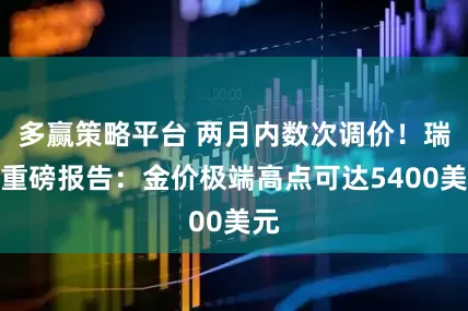 多赢策略平台 两月内数次调价!瑞银重磅报告:金价极端高点可达5400美元
